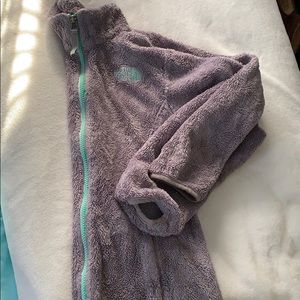 Fuzzy NORTH FACE sweater! :)